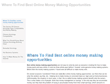 Tablet Screenshot of bestonlinemoneymakingopportunities.weebly.com