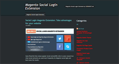 Desktop Screenshot of magentosocialloginextension.weebly.com