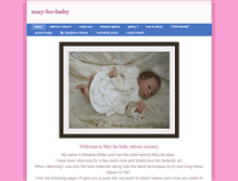 Tablet Screenshot of may-be-baby.weebly.com