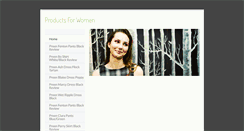 Desktop Screenshot of productsforwomenxxe.weebly.com