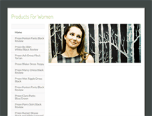 Tablet Screenshot of productsforwomenxxe.weebly.com