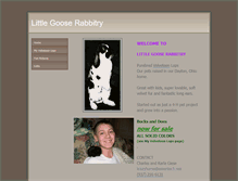 Tablet Screenshot of littlegooserabbitry.weebly.com
