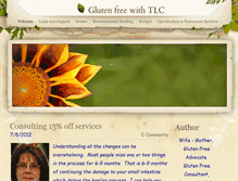 Tablet Screenshot of glutenfreewithtlc.weebly.com