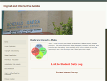 Tablet Screenshot of garzadigitalinteractivemedia.weebly.com