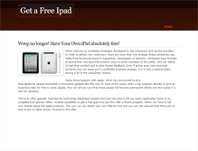 Tablet Screenshot of getfreeipads.weebly.com