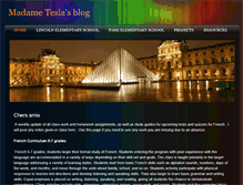Tablet Screenshot of madametesla.weebly.com