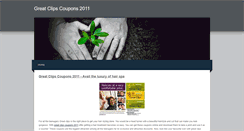 Desktop Screenshot of greatclipscoupons2011.weebly.com