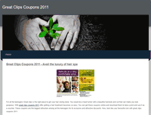 Tablet Screenshot of greatclipscoupons2011.weebly.com