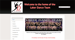 Desktop Screenshot of lakerdanceteam.weebly.com