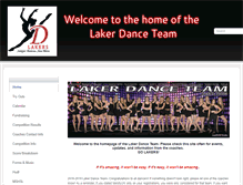 Tablet Screenshot of lakerdanceteam.weebly.com