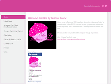 Tablet Screenshot of cakesbyrebeccalouise.weebly.com