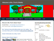 Tablet Screenshot of 5finch.weebly.com