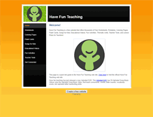 Tablet Screenshot of havefunteaching.weebly.com