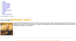 Desktop Screenshot of aglowmindandbody.weebly.com