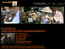 Tablet Screenshot of foxdentallab.weebly.com