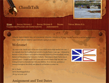 Tablet Screenshot of chaulktalk.weebly.com