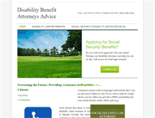 Tablet Screenshot of disabilitybenefitsattorney.weebly.com