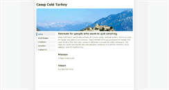 Desktop Screenshot of campcoldturkey.weebly.com