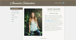 Desktop Screenshot of amandaschlachter.weebly.com