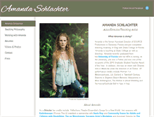 Tablet Screenshot of amandaschlachter.weebly.com