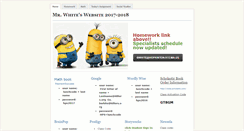 Desktop Screenshot of mrwhiteswebsite.weebly.com