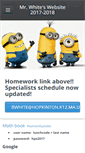 Mobile Screenshot of mrwhiteswebsite.weebly.com