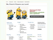 Tablet Screenshot of mrwhiteswebsite.weebly.com