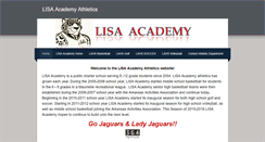 Desktop Screenshot of lisaacademyathletics.weebly.com