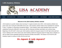 Tablet Screenshot of lisaacademyathletics.weebly.com