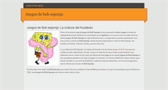 Desktop Screenshot of juegosdebob-esponja.weebly.com