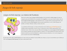 Tablet Screenshot of juegosdebob-esponja.weebly.com