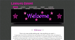 Desktop Screenshot of layouts-galore.weebly.com