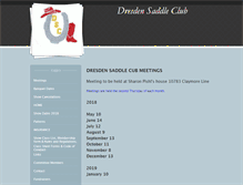 Tablet Screenshot of dresdensaddleclub.weebly.com