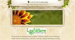 Desktop Screenshot of leafittome.weebly.com