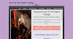 Desktop Screenshot of hereonthisnight.weebly.com