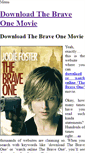 Mobile Screenshot of download-the-brave-one-movie.weebly.com