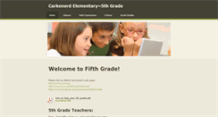 Desktop Screenshot of carkenord5thgrade.weebly.com