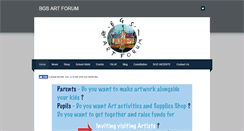 Desktop Screenshot of bgsartforum.weebly.com