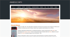 Desktop Screenshot of anabolicinfo.weebly.com