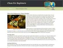 Tablet Screenshot of chessforbeginners.weebly.com