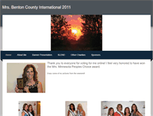 Tablet Screenshot of mrsbentoncountyinternational2011.weebly.com