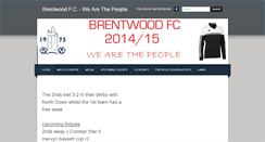 Desktop Screenshot of brentwoodfc.weebly.com