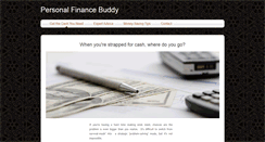 Desktop Screenshot of personalfinancebuddy.weebly.com