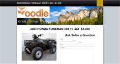 Desktop Screenshot of 2003hondaforeman450fe4x4.weebly.com