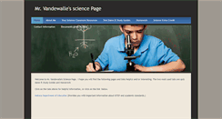 Desktop Screenshot of mrvandewalle.weebly.com