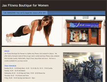 Tablet Screenshot of jaxfitnessboutique.weebly.com