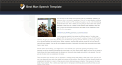 Desktop Screenshot of bestmanspeechtemplate.weebly.com