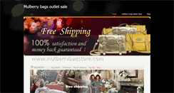 Desktop Screenshot of mulberrybagstore.weebly.com