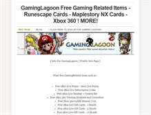 Tablet Screenshot of gaminglagoon.weebly.com