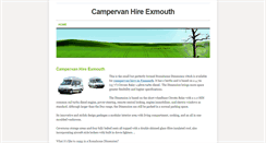 Desktop Screenshot of campervanexmouth.weebly.com